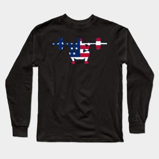 Squats USA FLAG Long Sleeve T-Shirt